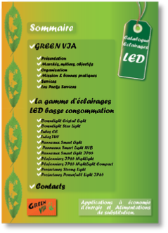 Catalogue LED GREEN VIA SEPTEMBRE 2014